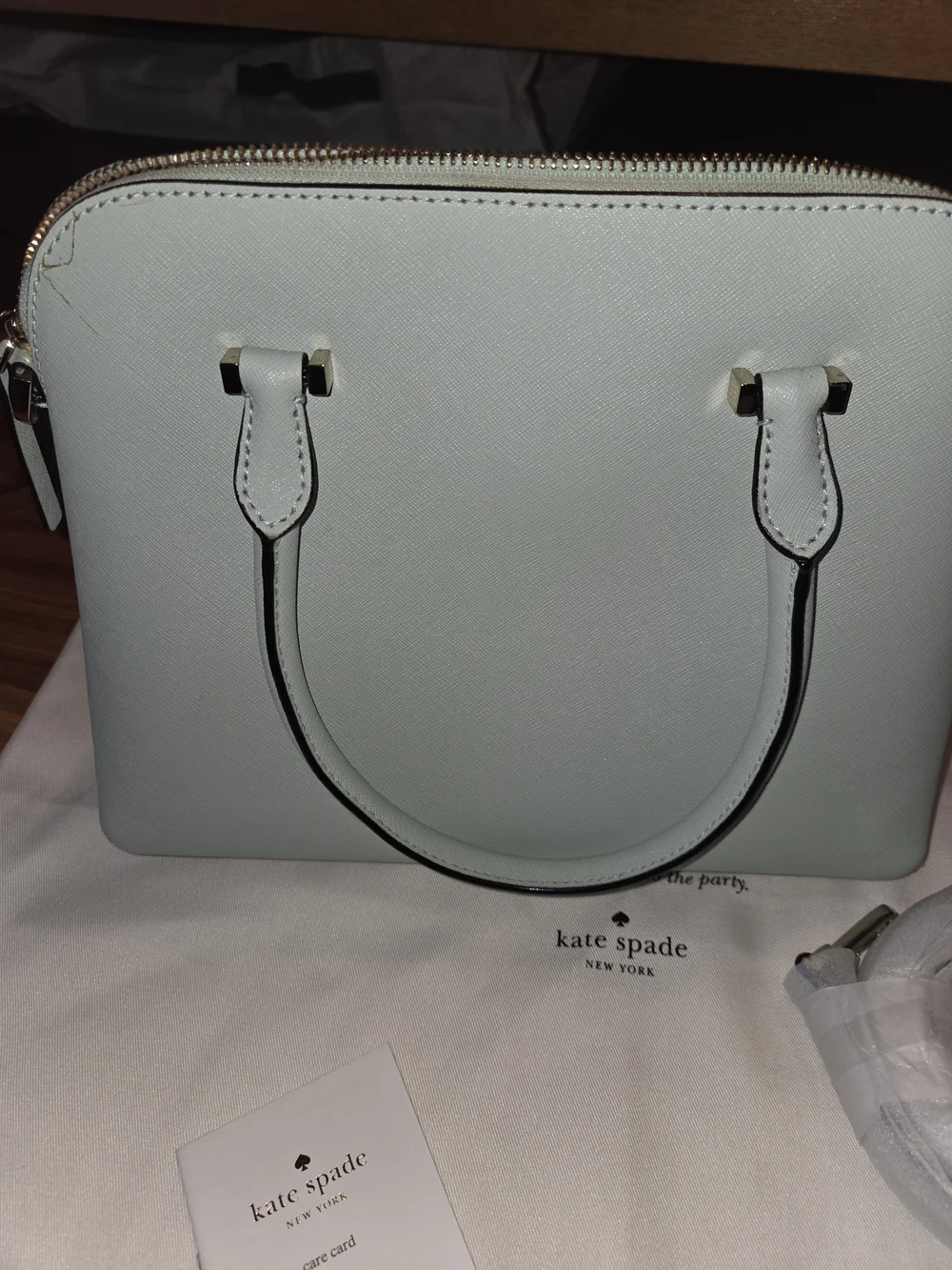 kate spade New York Light Blue Dome Satchel